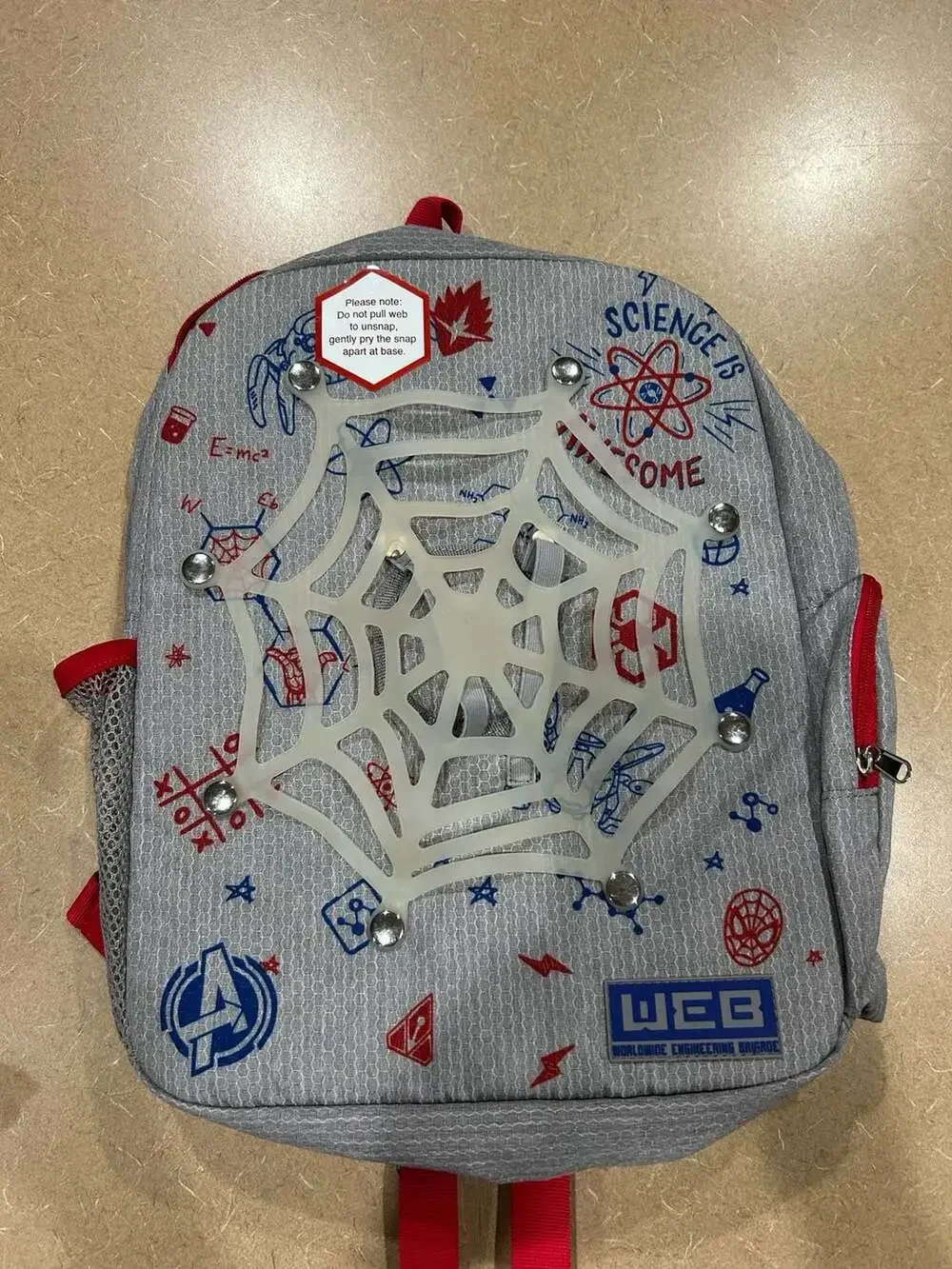 Disney Parks Marvel Avengers Campus Spider-Man WEB  Engineering Brigade Backpack